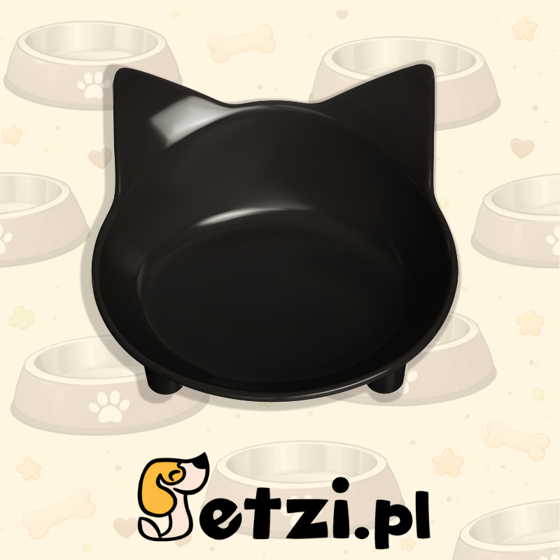 RECOFUN KITTY MISKA DLA KOTA CZARNA