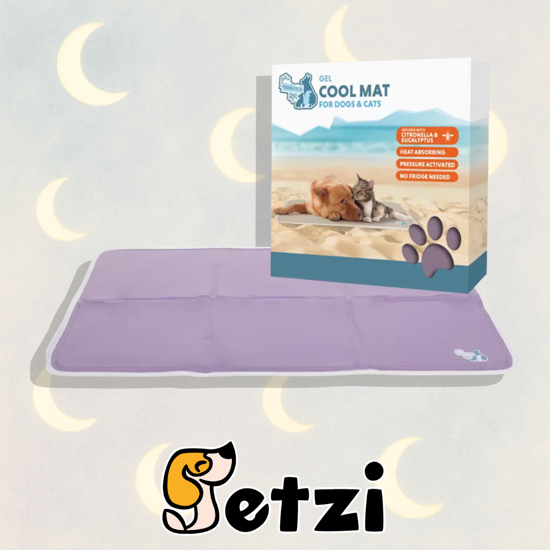 COOLPETS PREMIUM SOLID GEL COOLMAT, LILA, L