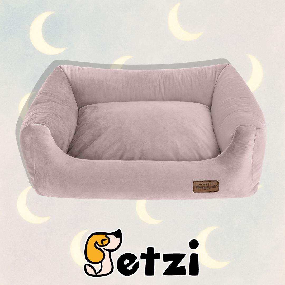 RECOBED KANAPA WELUROWE M LILA RÓŻ