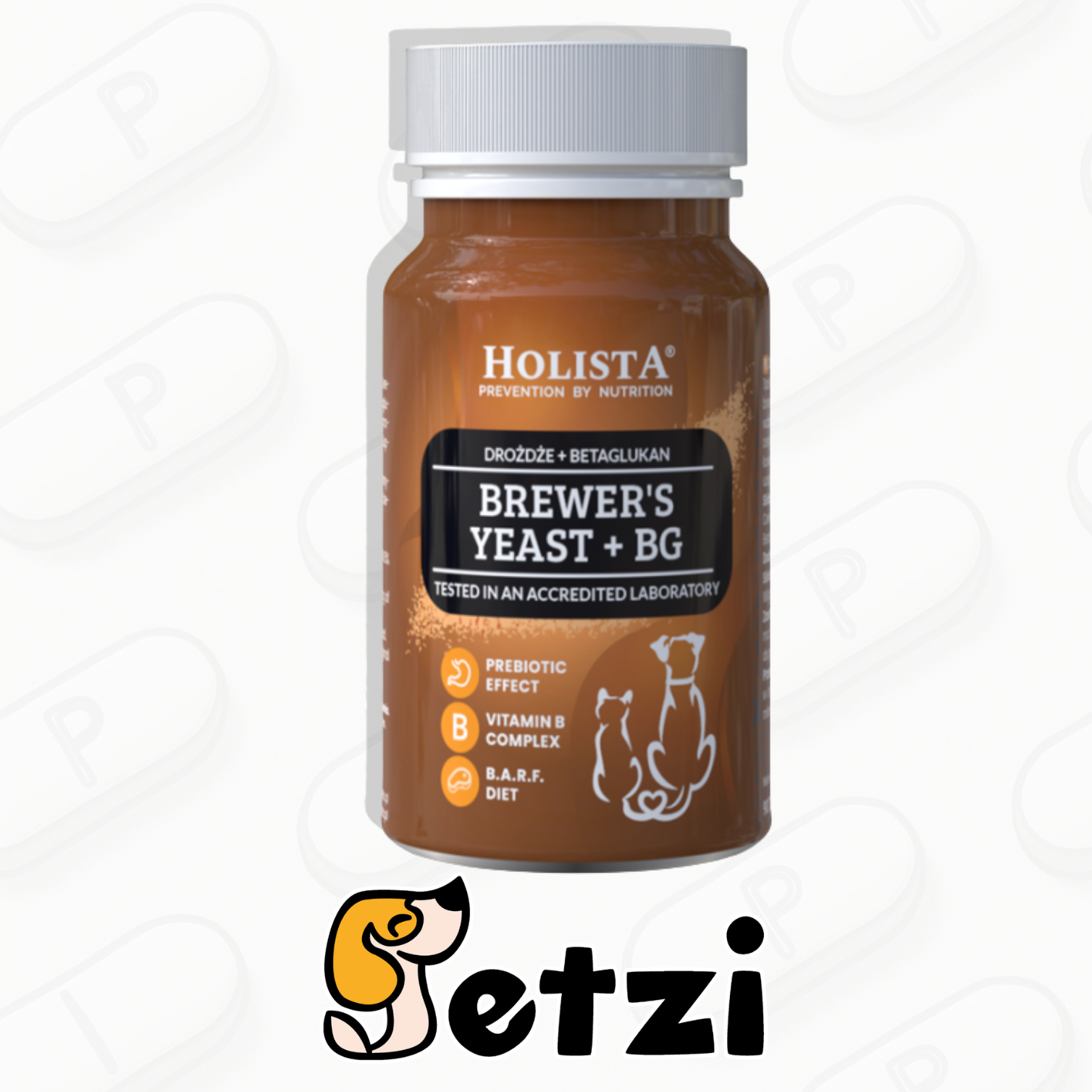 HOLISTA BREWERS YEAST+BG 90 SZT TABLETEK - DROŻDŻE PIWNE + β-GLUKANY