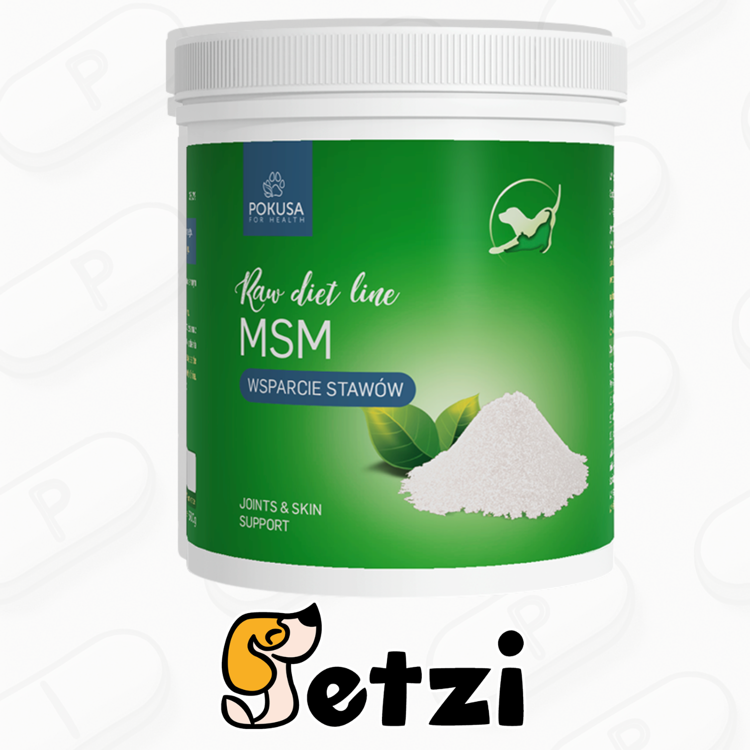 POKUSA RAW DIET LINE MSM 300G - WSPARCIE STAWÓW, SKÓRY I SIERŚCI