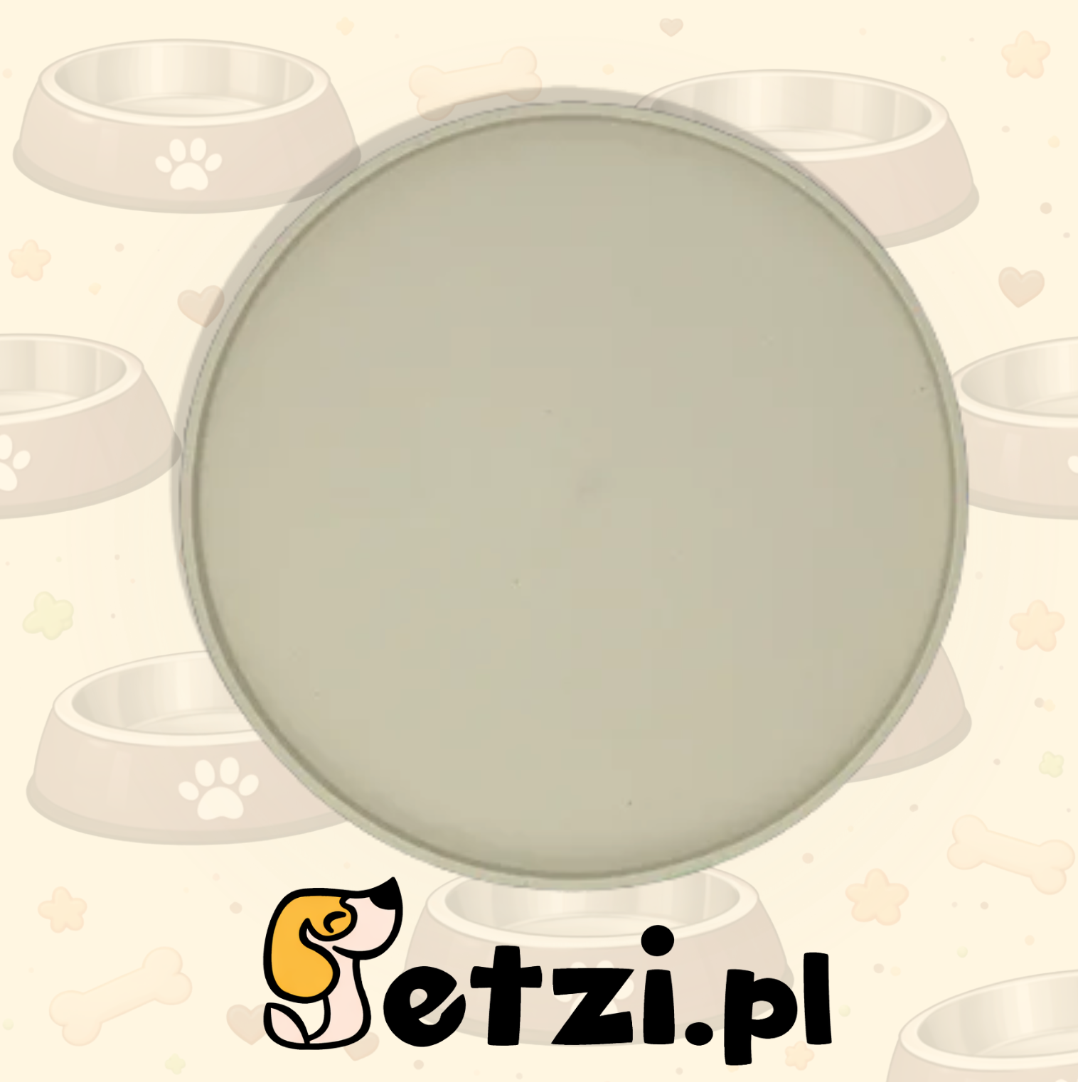 FIBOO FIPLOO - BEŻOWY - TALERZYK Ø 21,5 CM