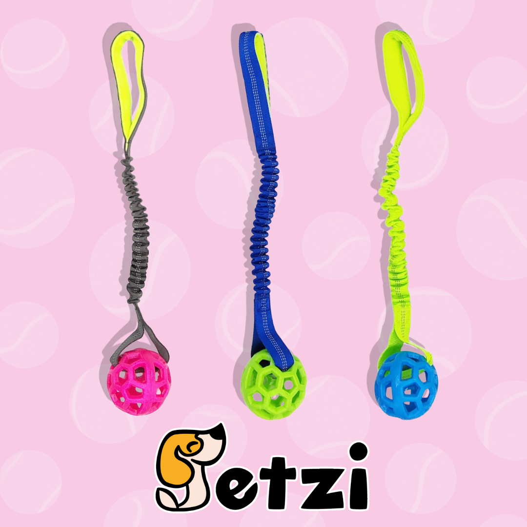 TRIXIE BUNGEE TUGGER SZARPAK Z PIŁKĄ, AMORTYZATOR