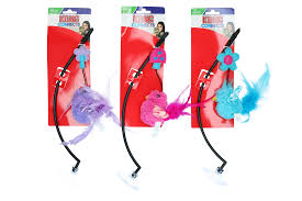 KONG TEASER FEATHER ASSORTED EU