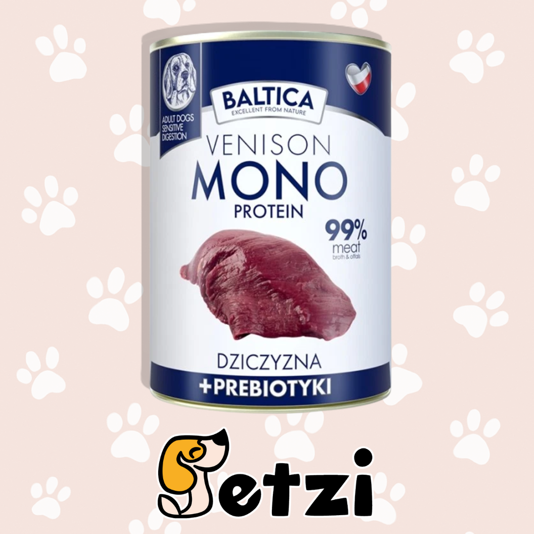 BALTICA MONO KARMA MOKRA MONOBIAŁKOWA Z PREBIOTYKAMI - RÓŻNE SMAKI
