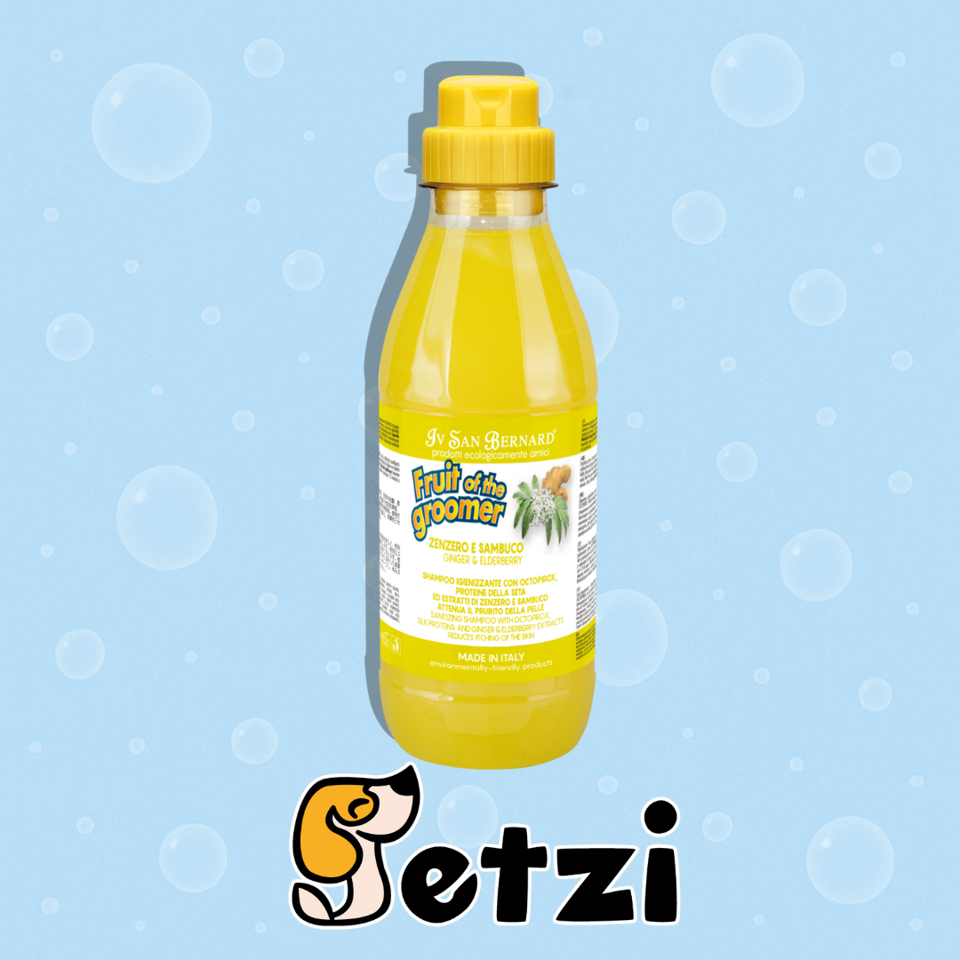 IV SAN BERNARD FRUIT OF THE GROOMER SHAMPOO – PROFESJONALNY SZAMPON DLA PSA I KOTA – RÓŻNE RODZAJE