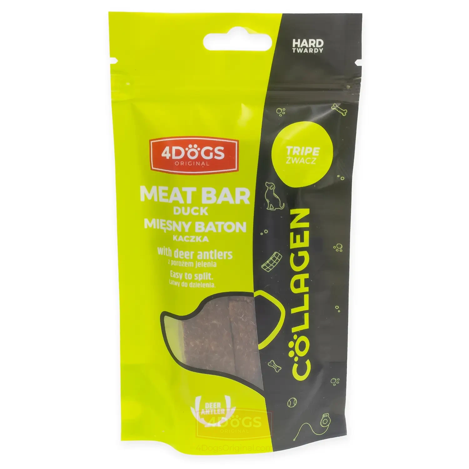 4DOGS COLLAGEN LINE BATONY Z KACZKI I ŻWACZA HARD 2SZT