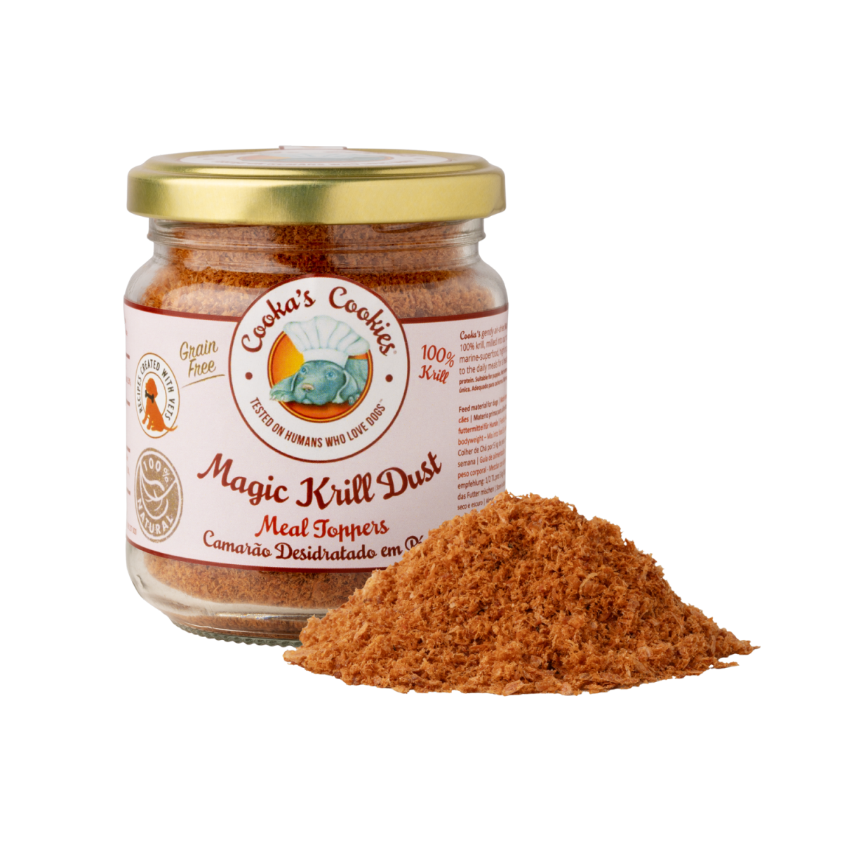 COOKAS COOKIES TOPER KRILL DUST KRYL 65G