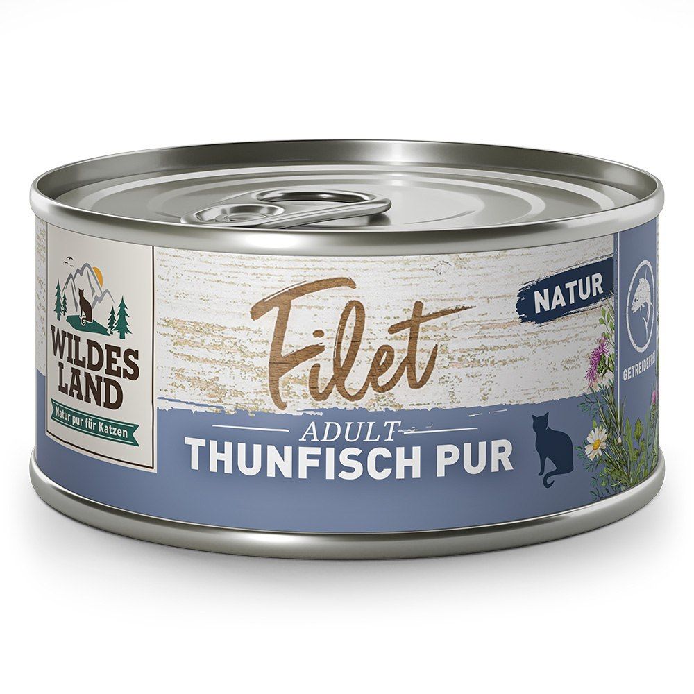 WILDES LAND CAT THUNFISCH PUR FILET - FILETY Z TUŃCZYKA (80G)