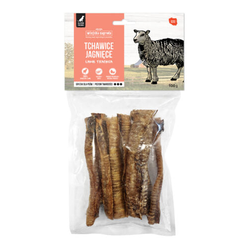 WIEJSKA ZAGRODA GRYZAK DLA PSA TCHAWICE JAGNIĘCE 100G