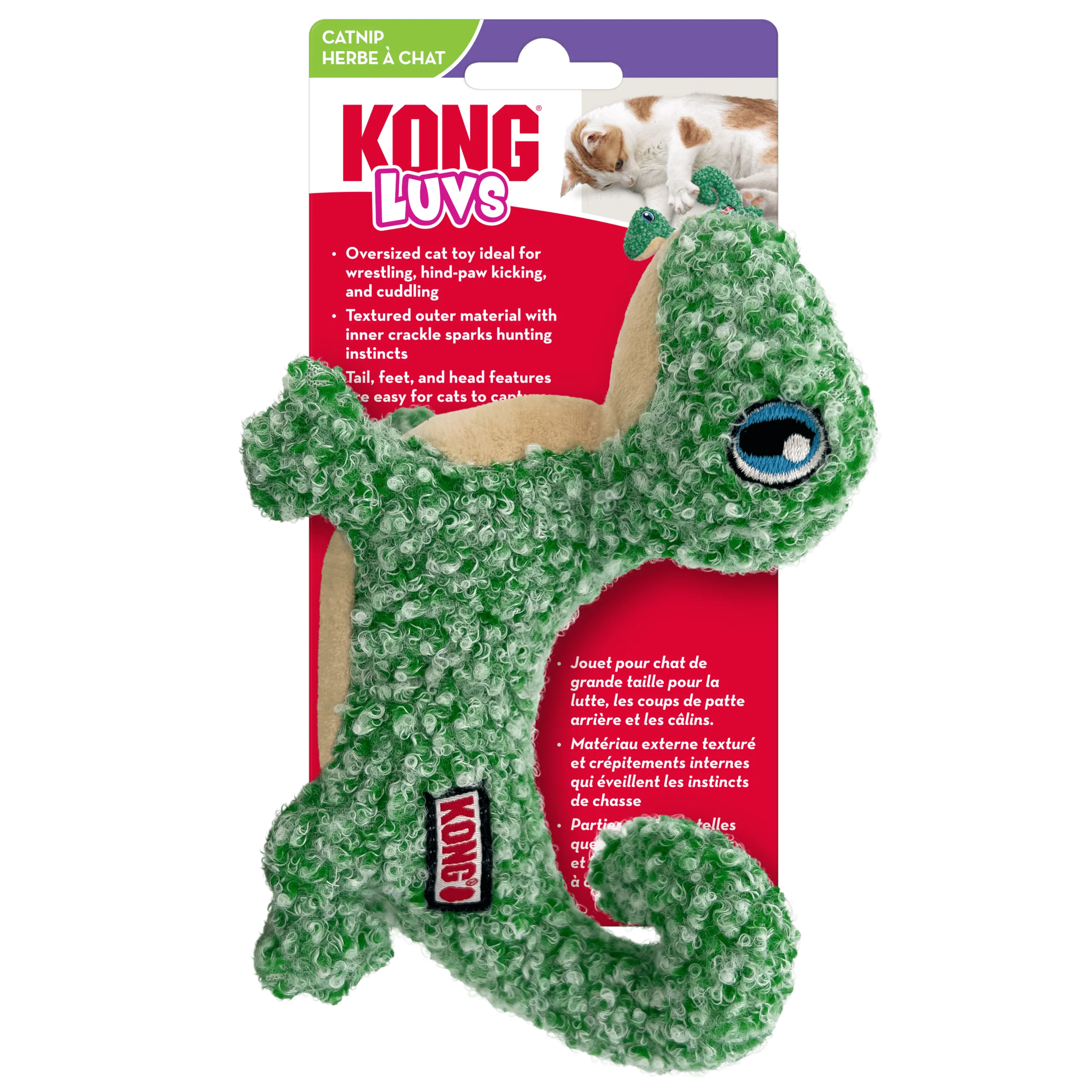 KONG CAT LUVS LIZARD