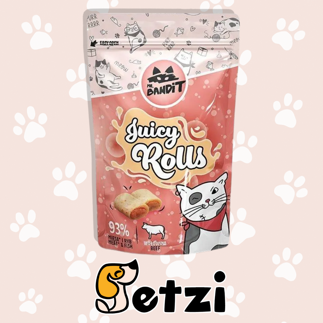 MR. BANDIT JUICY ROLLS PRZYSMAK DLA KOTA - RÓŻNE RODZAJE