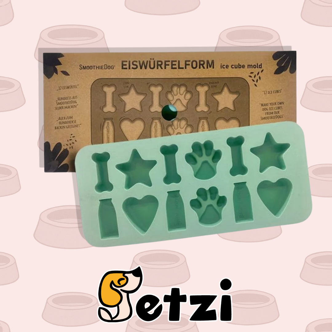 SMOOTHIEDOG FOREMKA DO LODÓW I CIASTEK DLA PSA (12 KOSTEK)