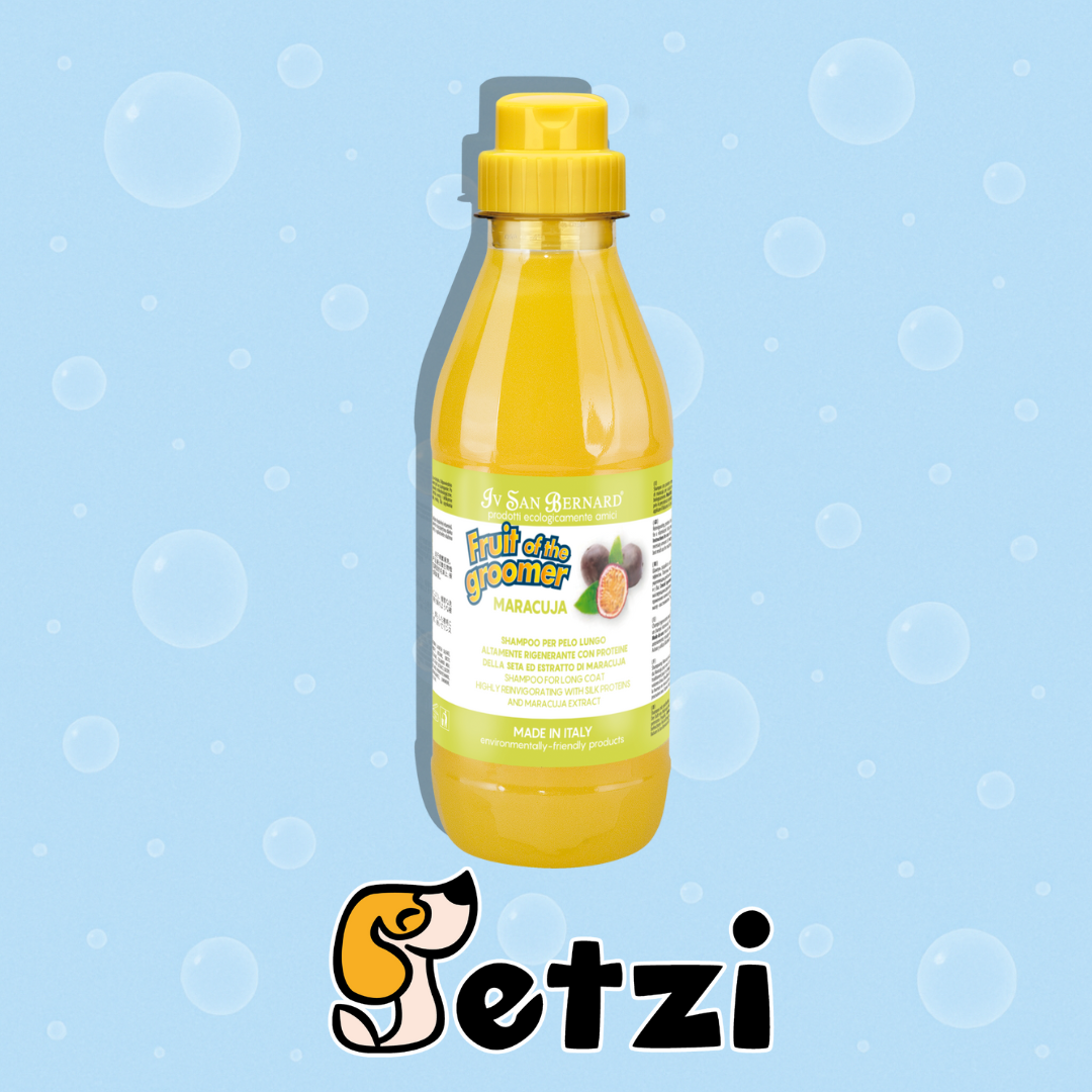 IV SAN BERNARD FRUIT OF THE GROOMER SHAMPOO – PROFESJONALNY SZAMPON DLA PSA I KOTA – RÓŻNE RODZAJE