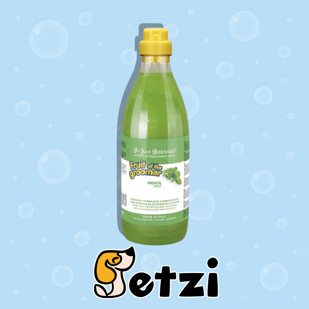 IV SAN BERNARD FRUIT OF THE GROOMER SHAMPOO – PROFESJONALNY SZAMPON DLA PSA I KOTA – RÓŻNE RODZAJE