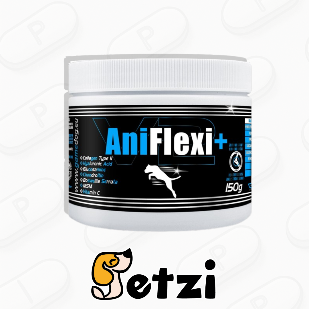 GAME DOG ANIFLEXI+ V2 – SUPLEMENT NA STAWY DLA PSA – 150G / 250G
