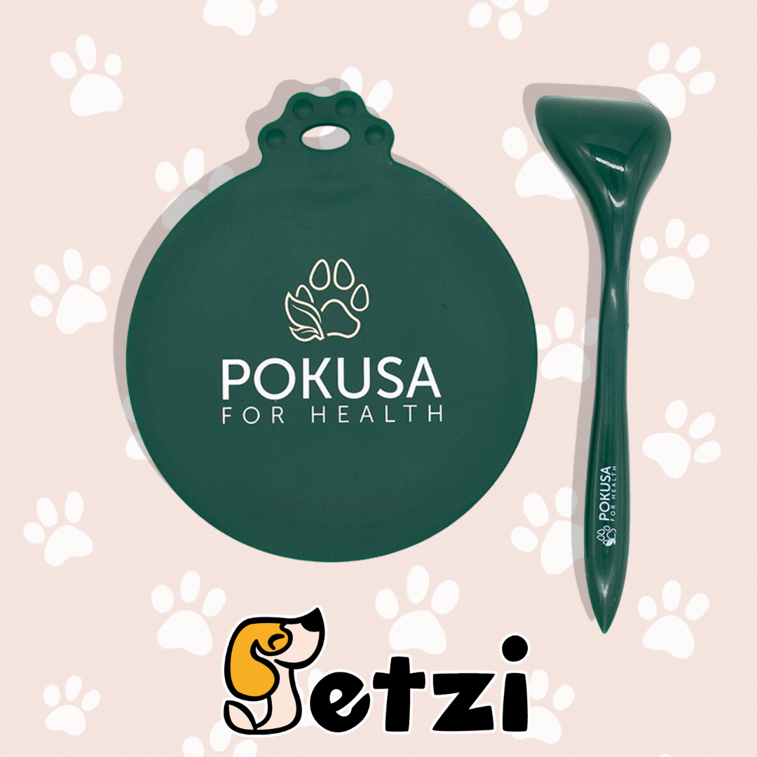 POKUSA SILIKONOWA POKRYWKA NA PUSZKĘ Z ŁYŻECZKĄ