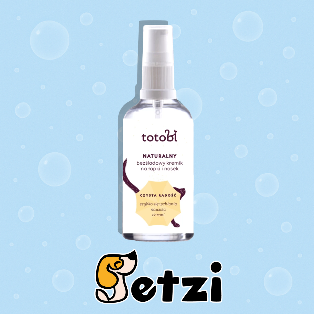 TOTOBI NATURALNY BEZŚLADOWY KREMIK NA ŁAPKI I NOSEK 50ML