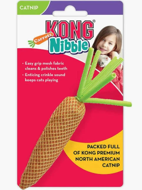 KONG CTN416E CAT NIBBLE CARROTS ASSORTED
