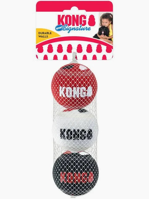 KONG SIGNATURE SPORT BALLS 3-PK XS
