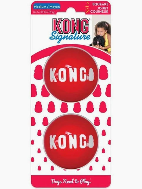 KONG SIGNATURE BALLS 2-PK MD