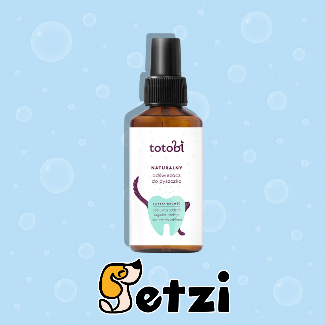 TOTOBI NATURALNY ODŚWIEŻACZ DO PYSZCZKA DLA PSA I KOTA 100ML