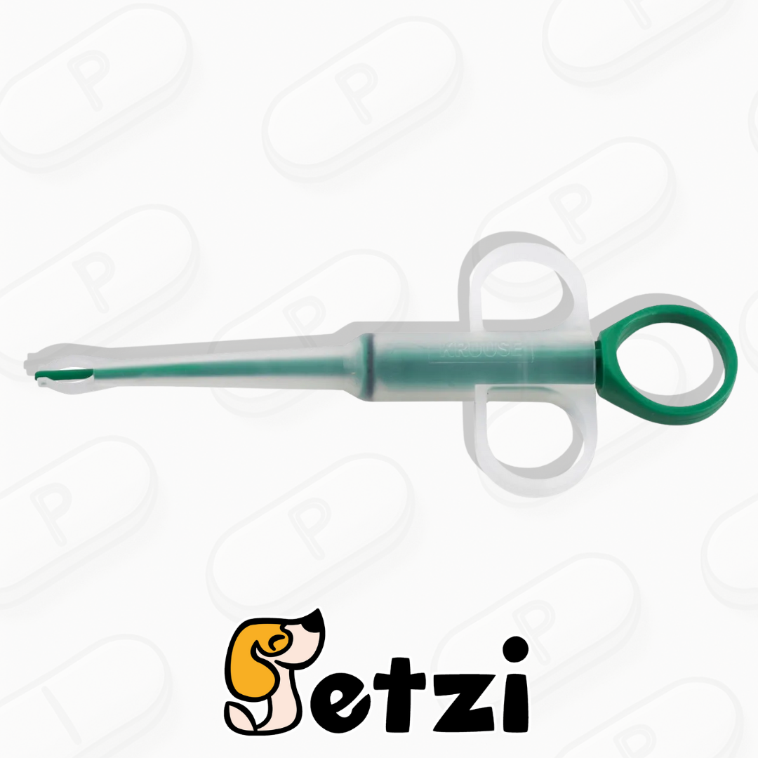 APLIKATOR TABLETEK KRUUSE Z PLASTIKOWYM ZAKOŃCZENIEM