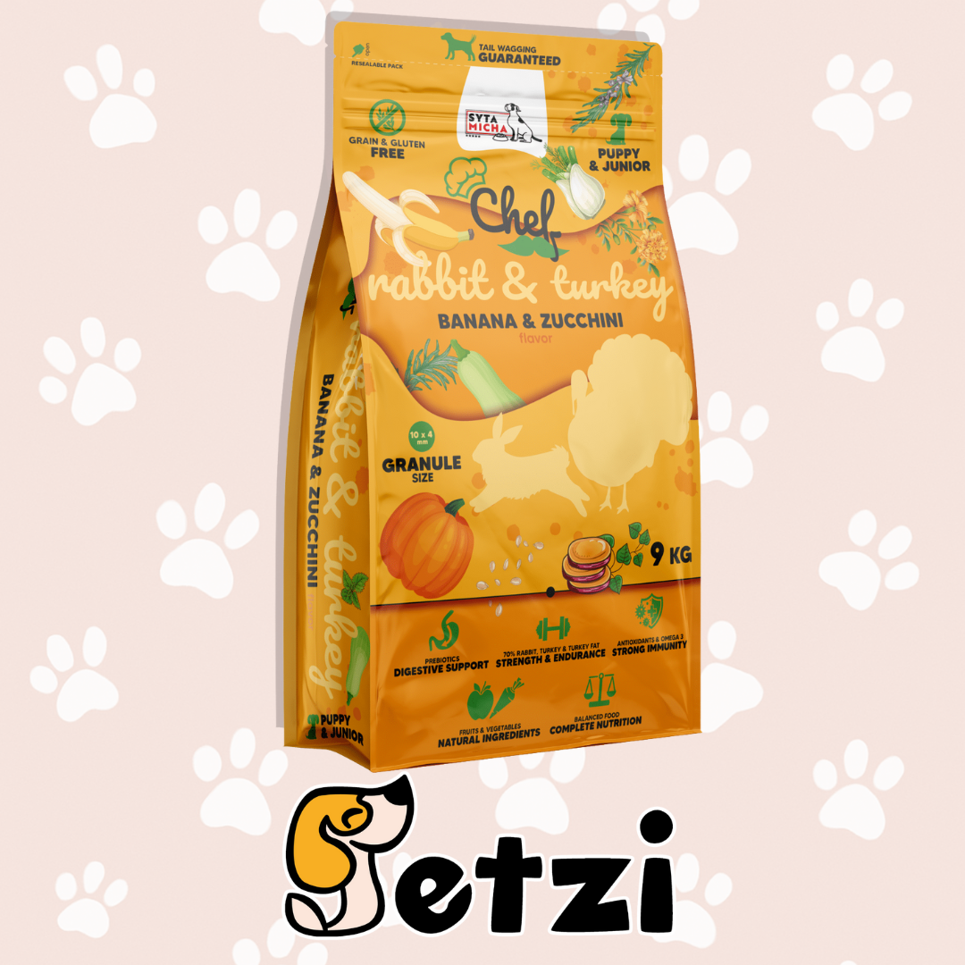 SYTA MICHA CHEF PUPPY & JUNIOR KARMA SUCHA DLA SZCZENIĄT - RÓŻNE RODZAJE