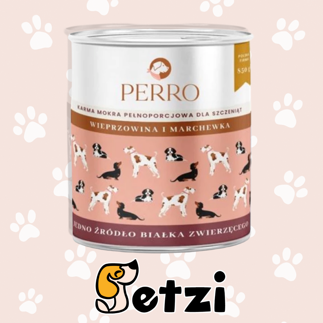 PERRO KARMA MOKRA DLA SZCZENIĄT – RÓŻNE SMAKI