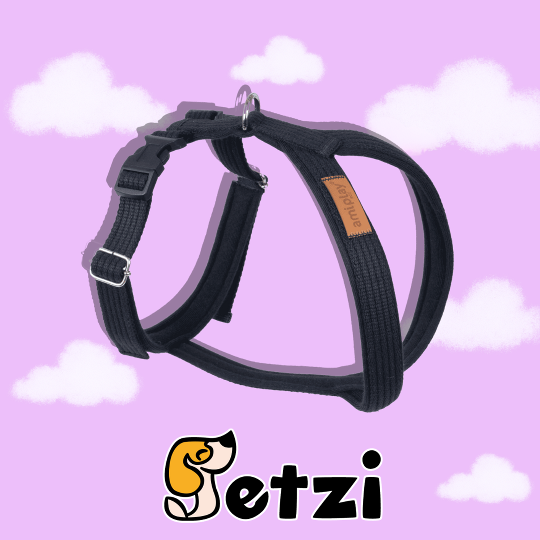 AMIPLAY SZELKI GRAND SOFT COTTON CZARNY - RÓŻNE ROZMIARY