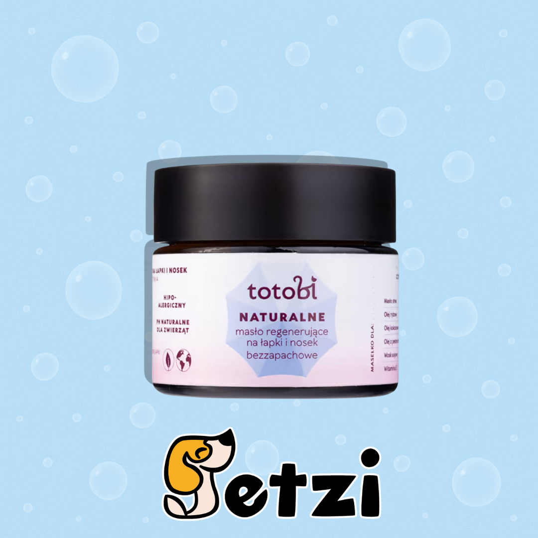 TOTOBI NATURALNE MASŁO NA ŁAPKI I NOSEK – RÓŻNE RODZAJE