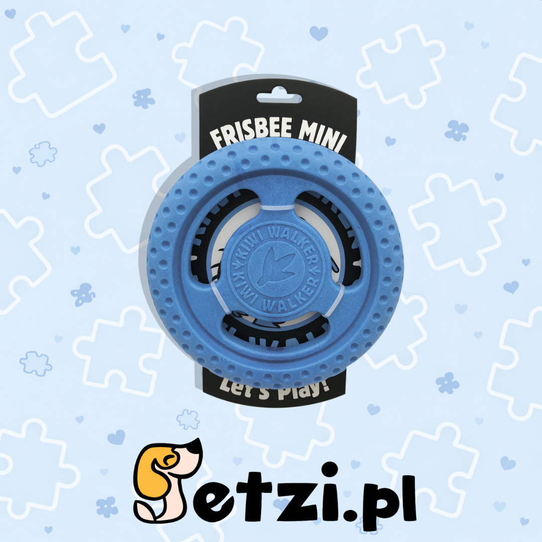 KIWI WALKER LET'S PLAY! FRISBEE MINI NIEBIESKIE