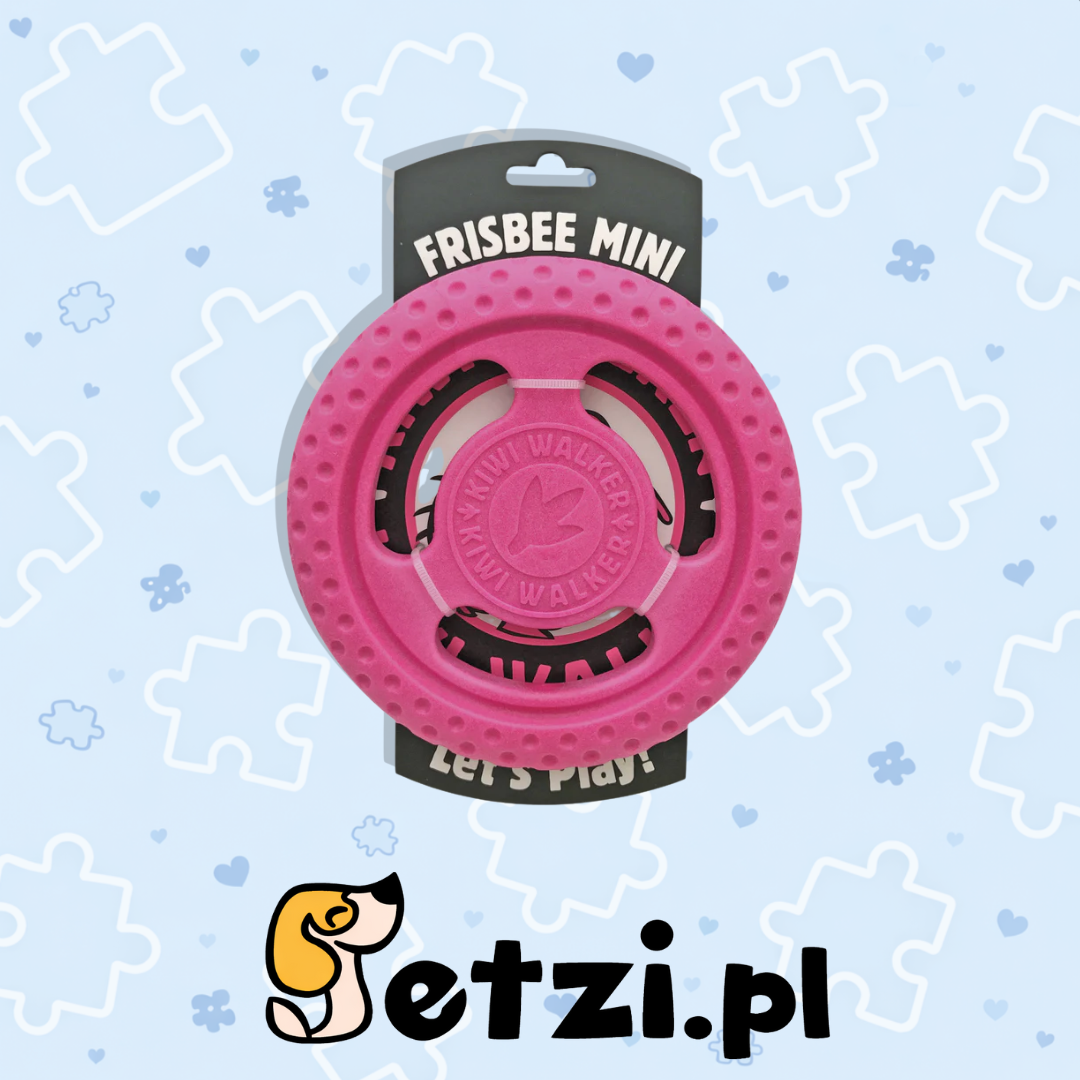 KIWI WALKER LET'S PLAY! FRISBEE MINI RÓŻOWY