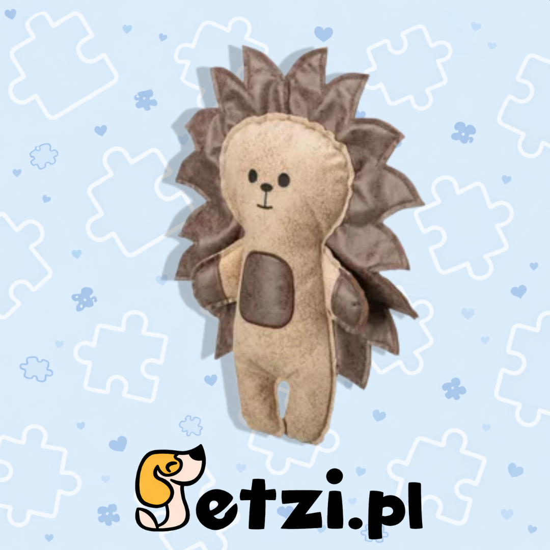 TRIXIE JEŻ, ZABAWKA, DLA PSA, MATERIAŁ, SZARY, 54 X 30 X 35 CM