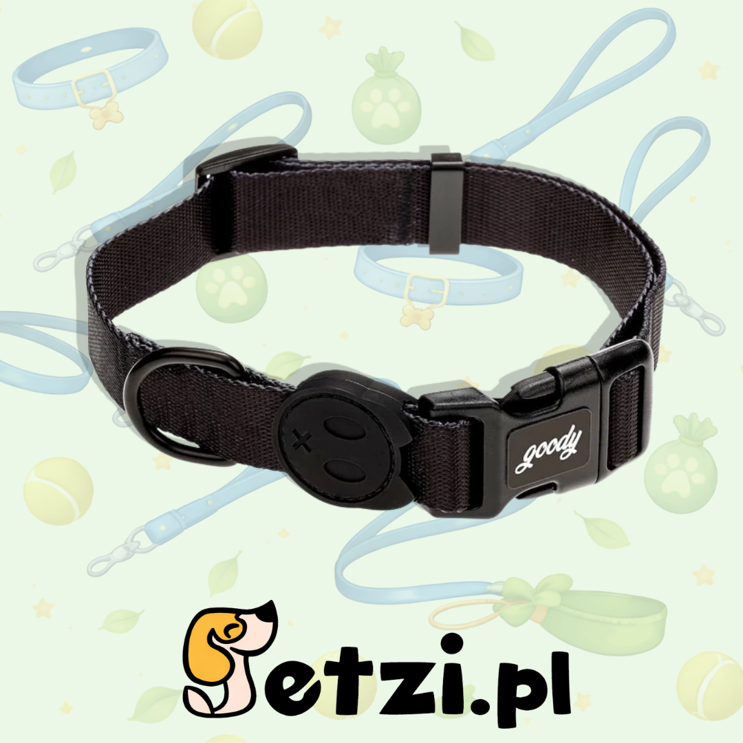GOODY OBROŻA DLA PSA REGULOWANA PITCH BLACK S