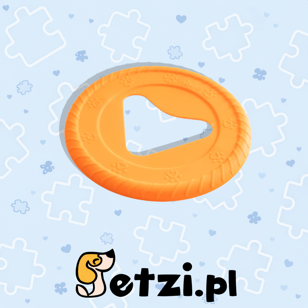 FIBOO FRISBOO - POMARAŃCZOWY Ø 25 CM PŁYWAJĄCE, ELASTYCZNE