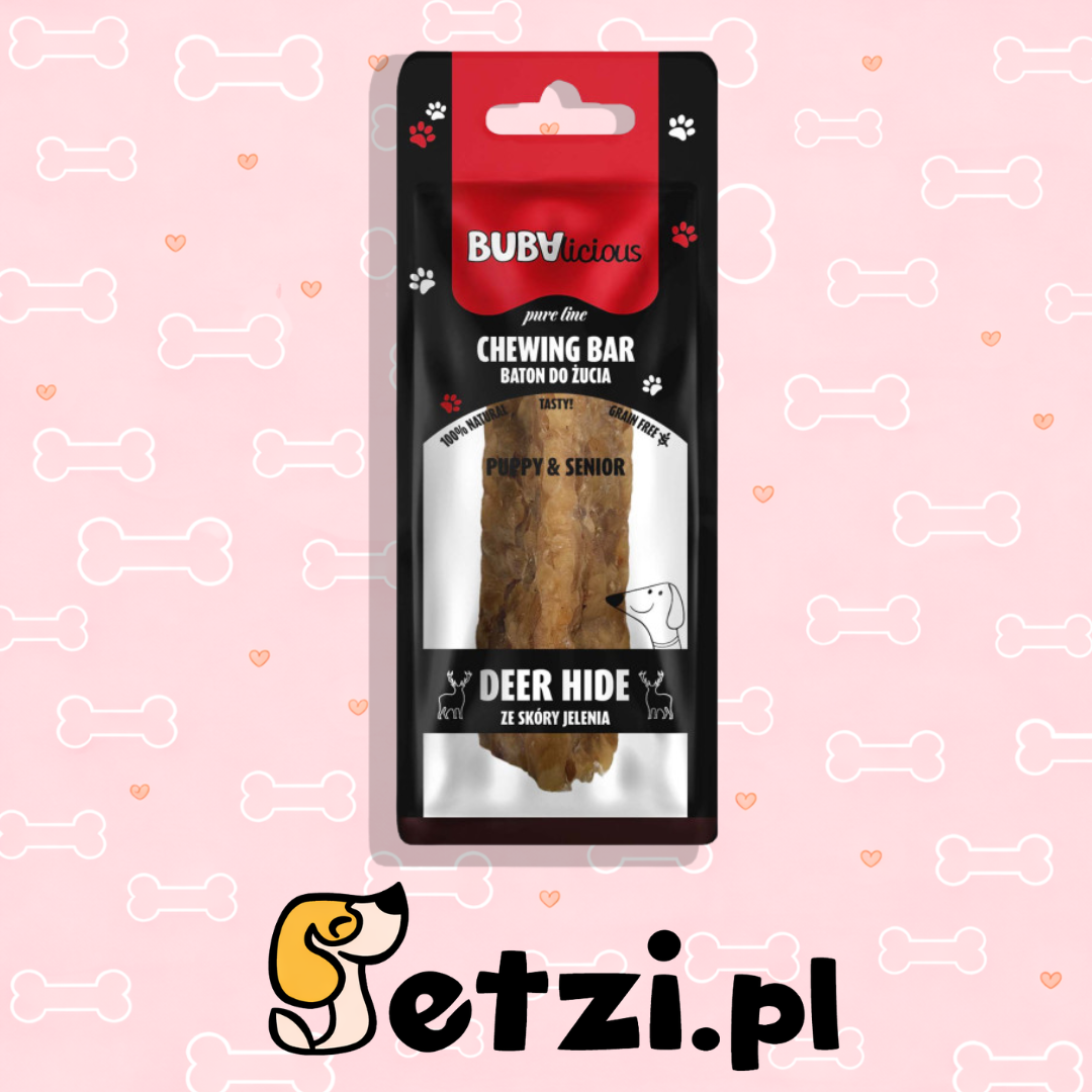BUBA BUBALICIOUS PURE LINE BATON ZE SKÓRY JELENIA 12CM