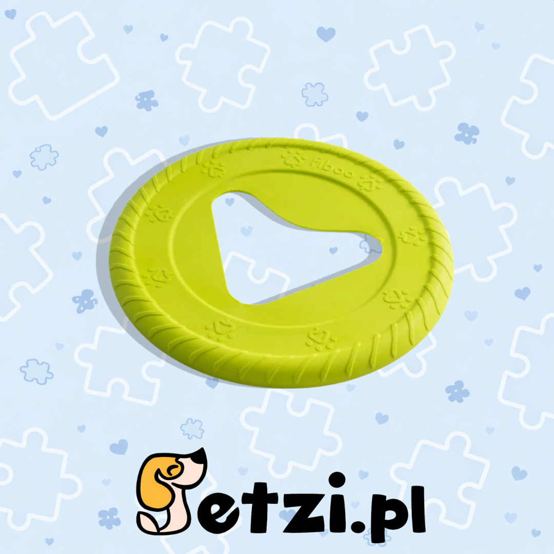 FIBOO FRISBOO - ZIELONY Ø 25 CM PŁYWAJĄCE, ELASTYCZNE