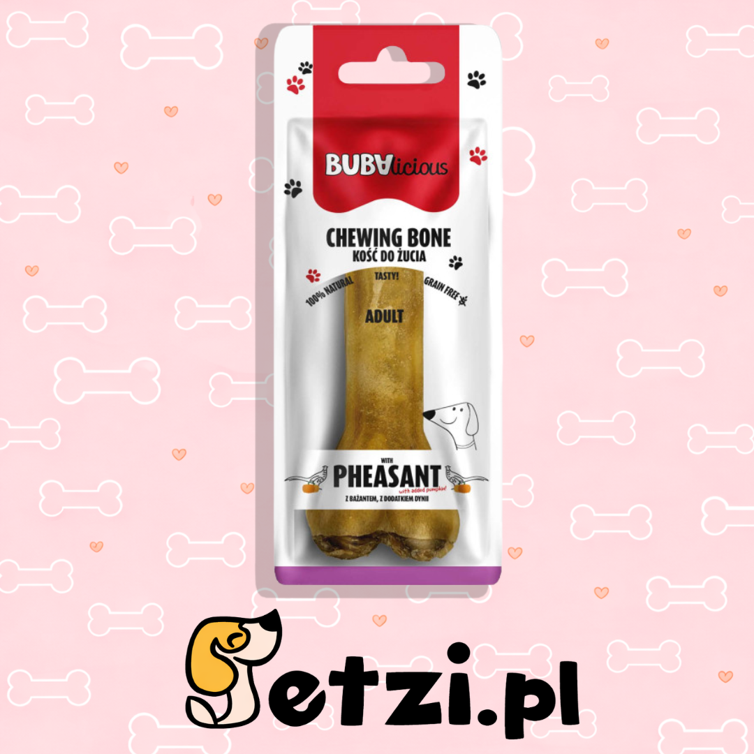 BUBA BUBALICIOUS KOŚĆ Z BAŻANTEM I DODATKIEM DYNI 17CM