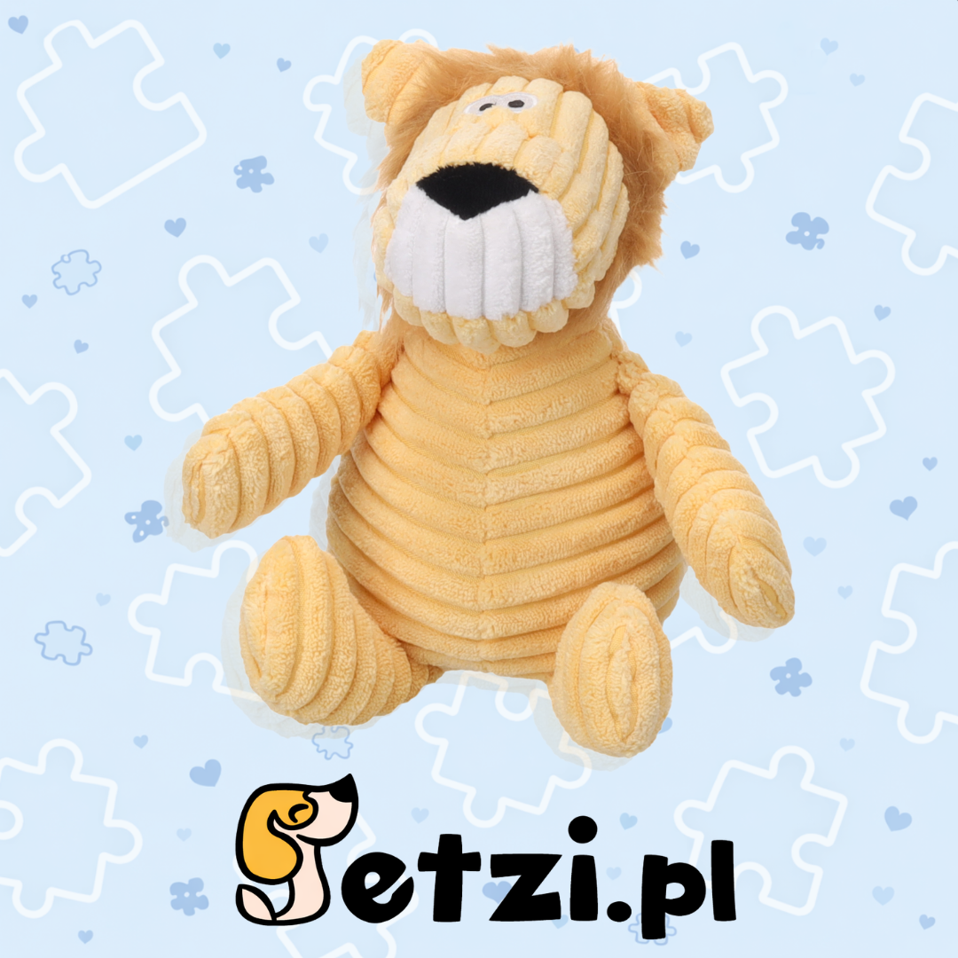 FLAMINGO TOY LUCY LION YELLOW 26X12X29CM