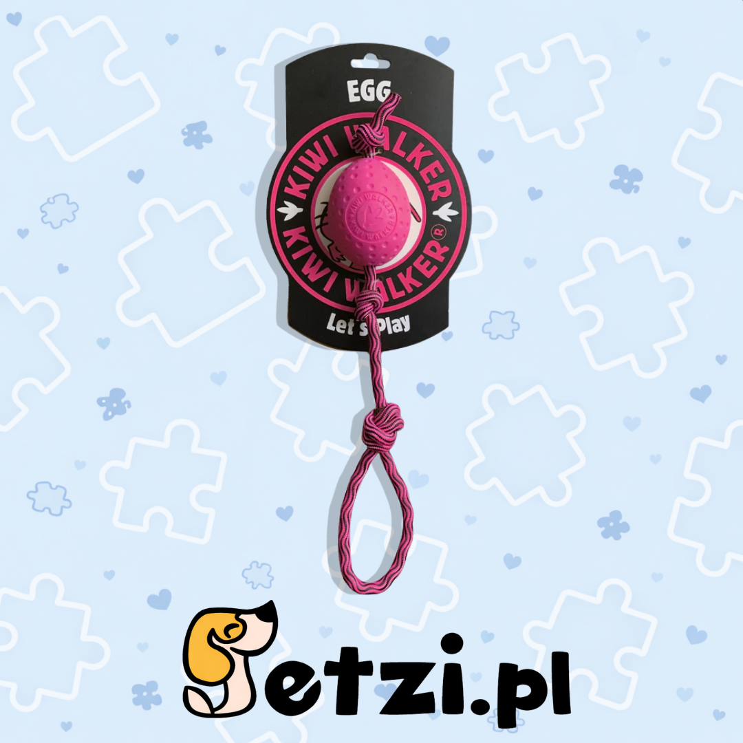 KIWI WALKER LET'S PLAY EGG RÓŻOWY - ZABAWKA Z PIANKI TPR