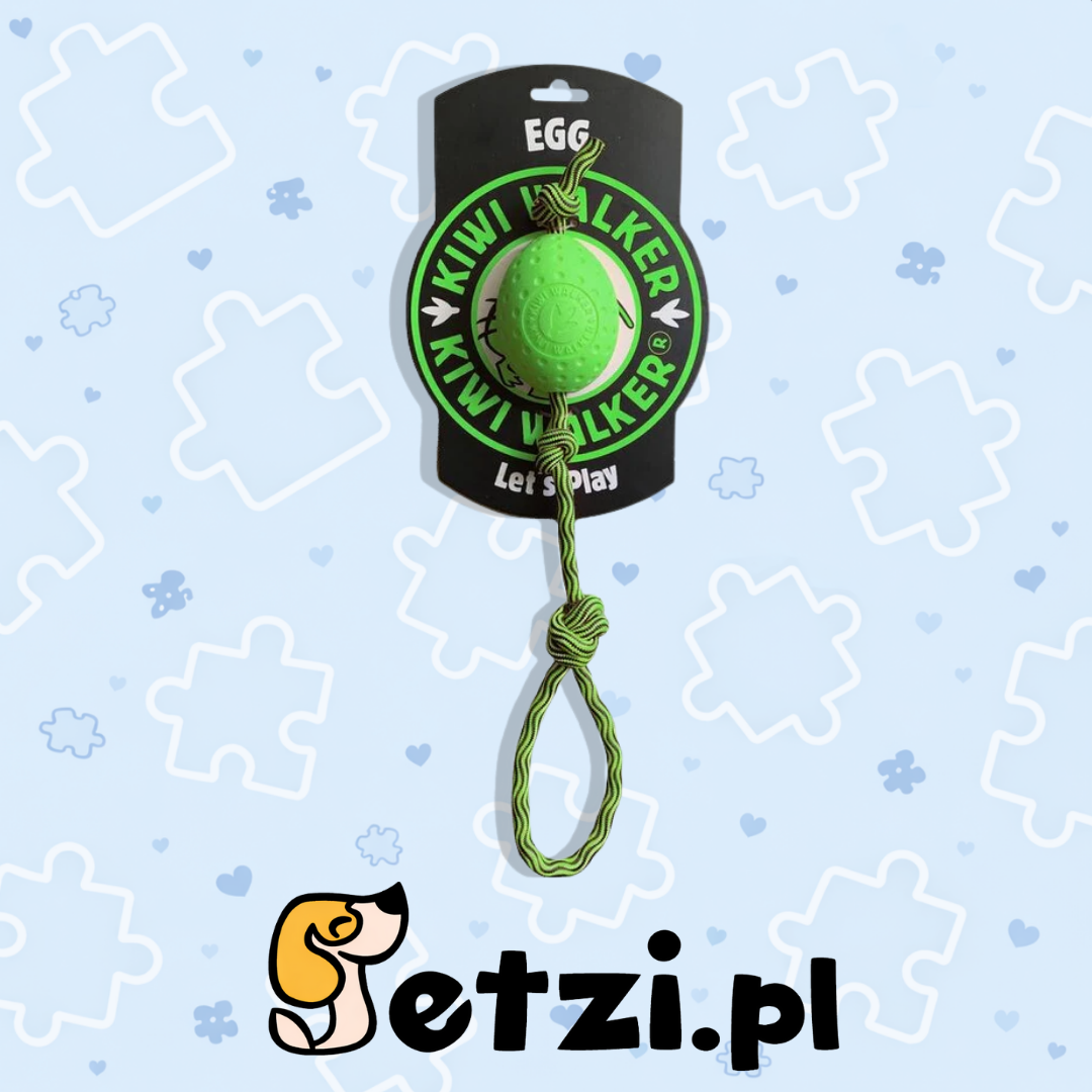 KIWI WALKER LET'S PLAY EGG ZIELONY - ZABAWKA Z PIANKI TPR