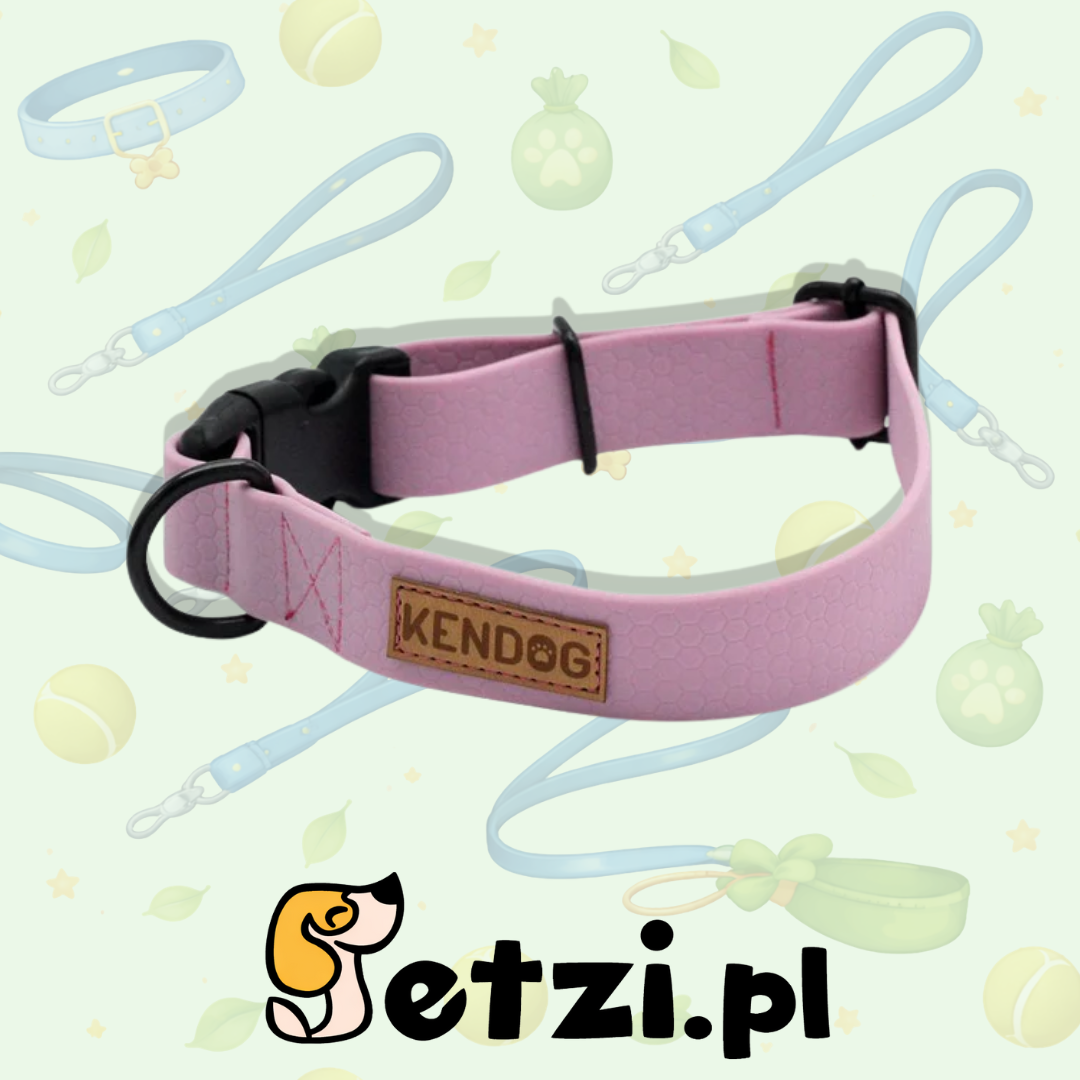 KENDOG OBROŻA DLA PSA PVC/TPU LILA S
