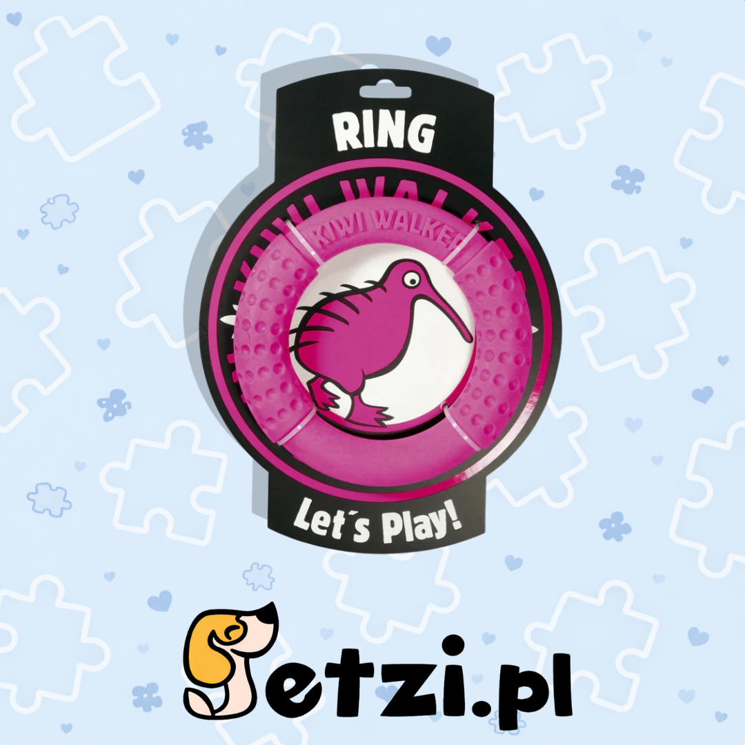 KIWI WALKER LET'S PLAY! RING MAXI RÓŻOWY