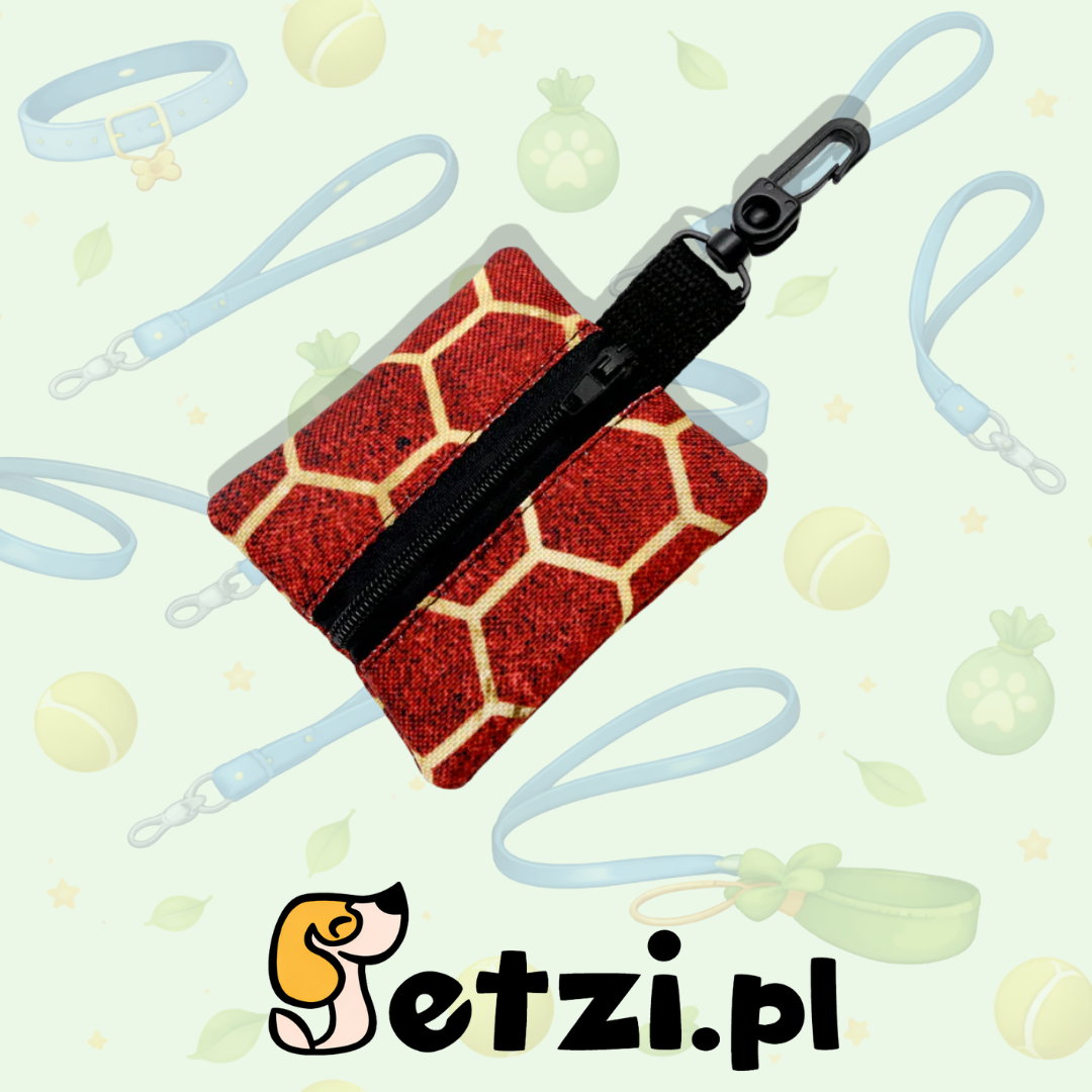 KENDOG KUPOWNIK BORDO PLASTRY MIODU - ETUI NA PSIE WORKI