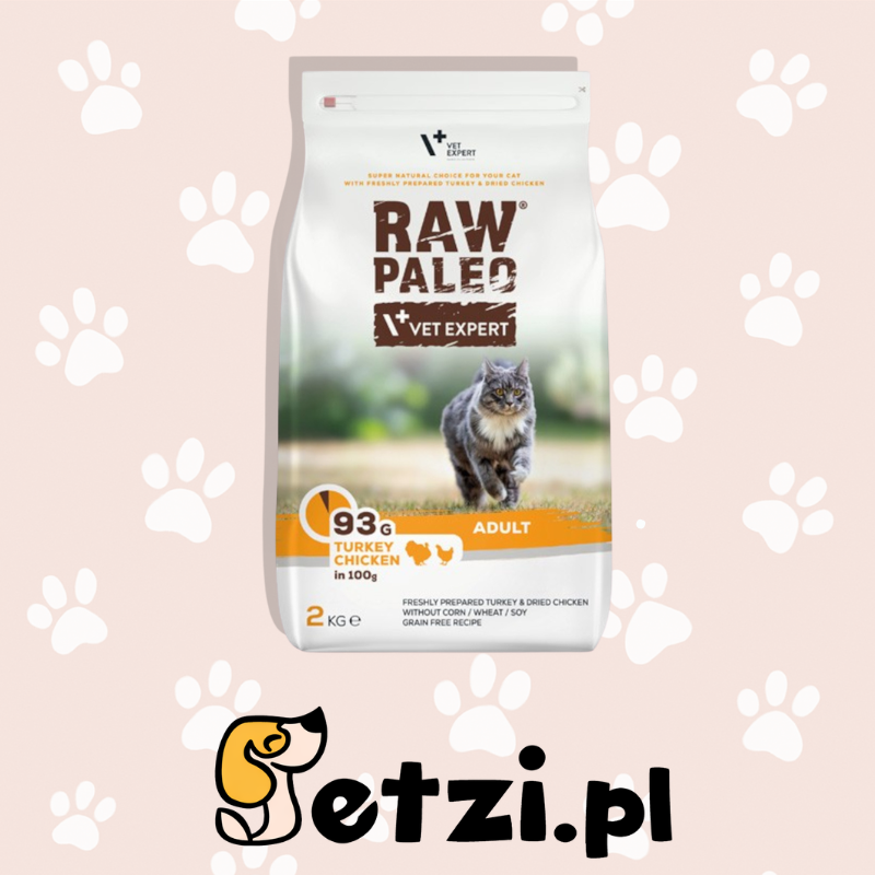 RAW PALEO SUCHA KARMA KOT ADULT TURKEY CHICKEN 2KG