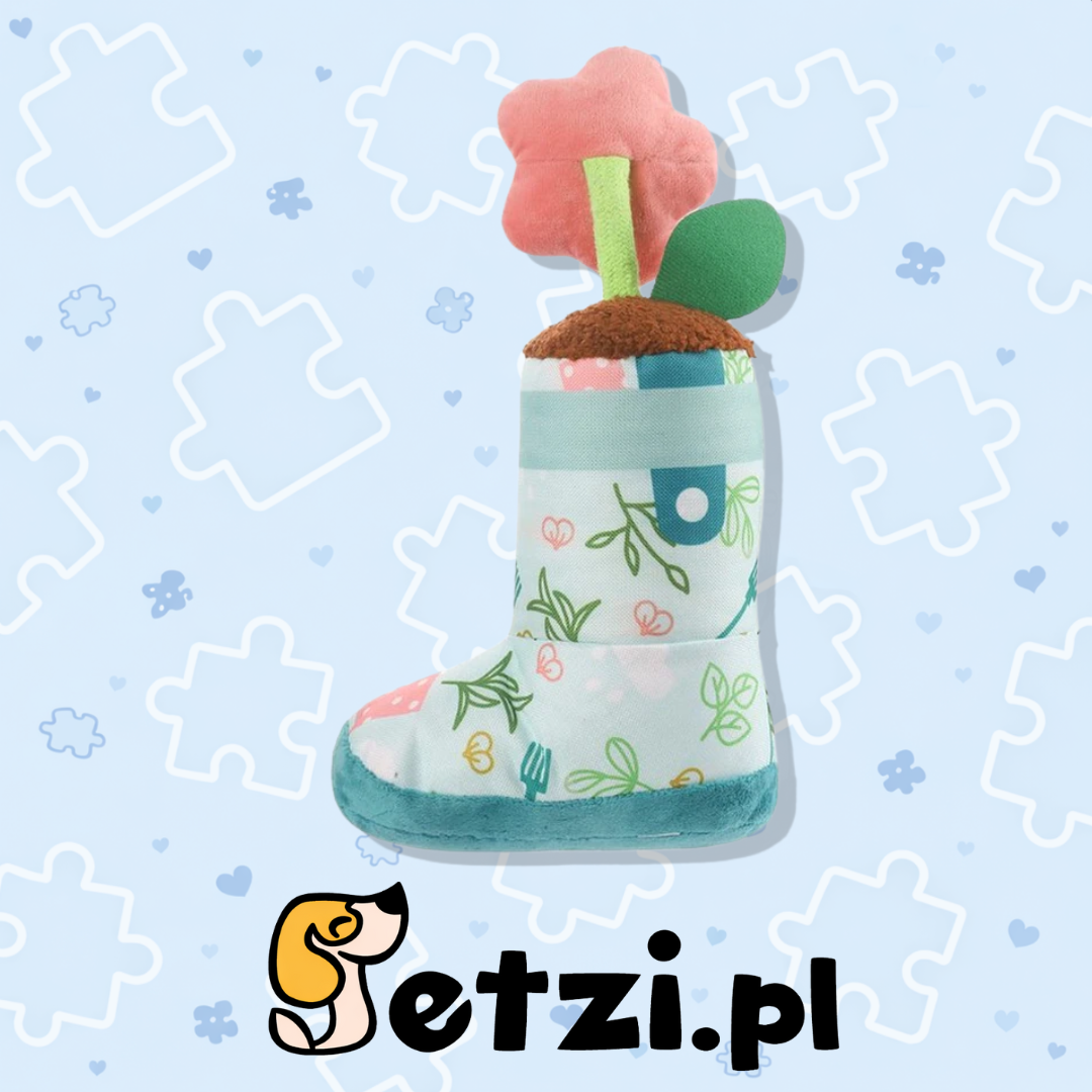 HUGSMART PUPPY GARDEN RAIN BOOT - PLUSZAK KALOSZ