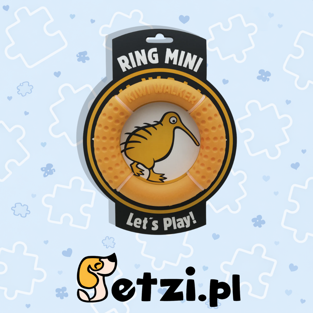 KIWI WALKER LET'S PLAY! RING MINI POMARAŃCZOWY