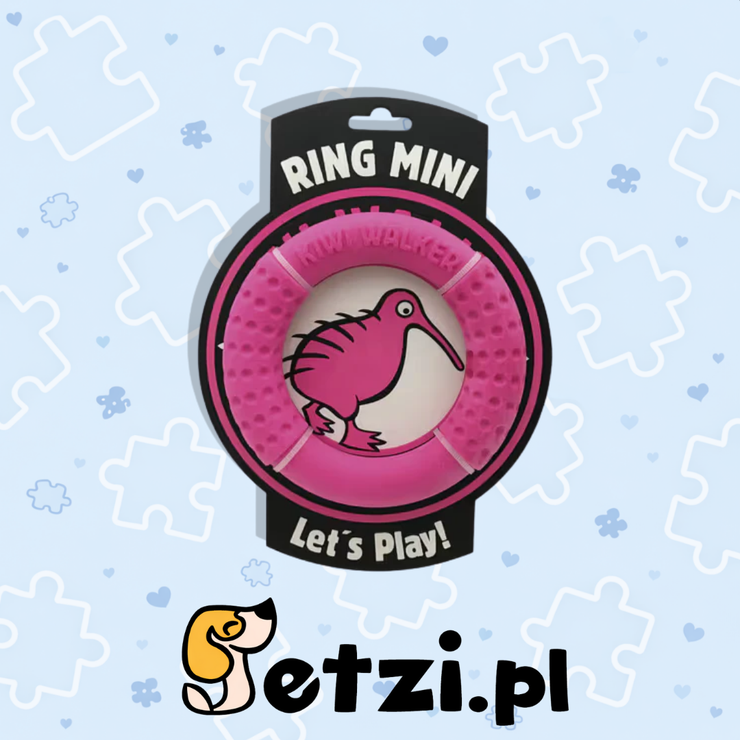 KIWI WALKER LET'S PLAY! RING MINI RÓŻOWY