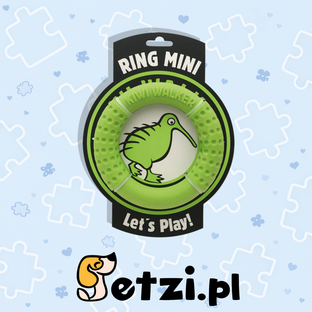 KIWI WALKER LET'S PLAY! RING MINI ZIELONY